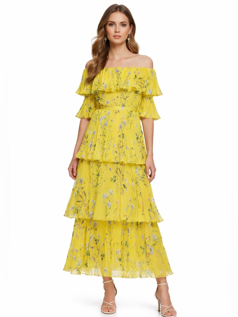 Layered Off The Shoulder Dress The Dyxey